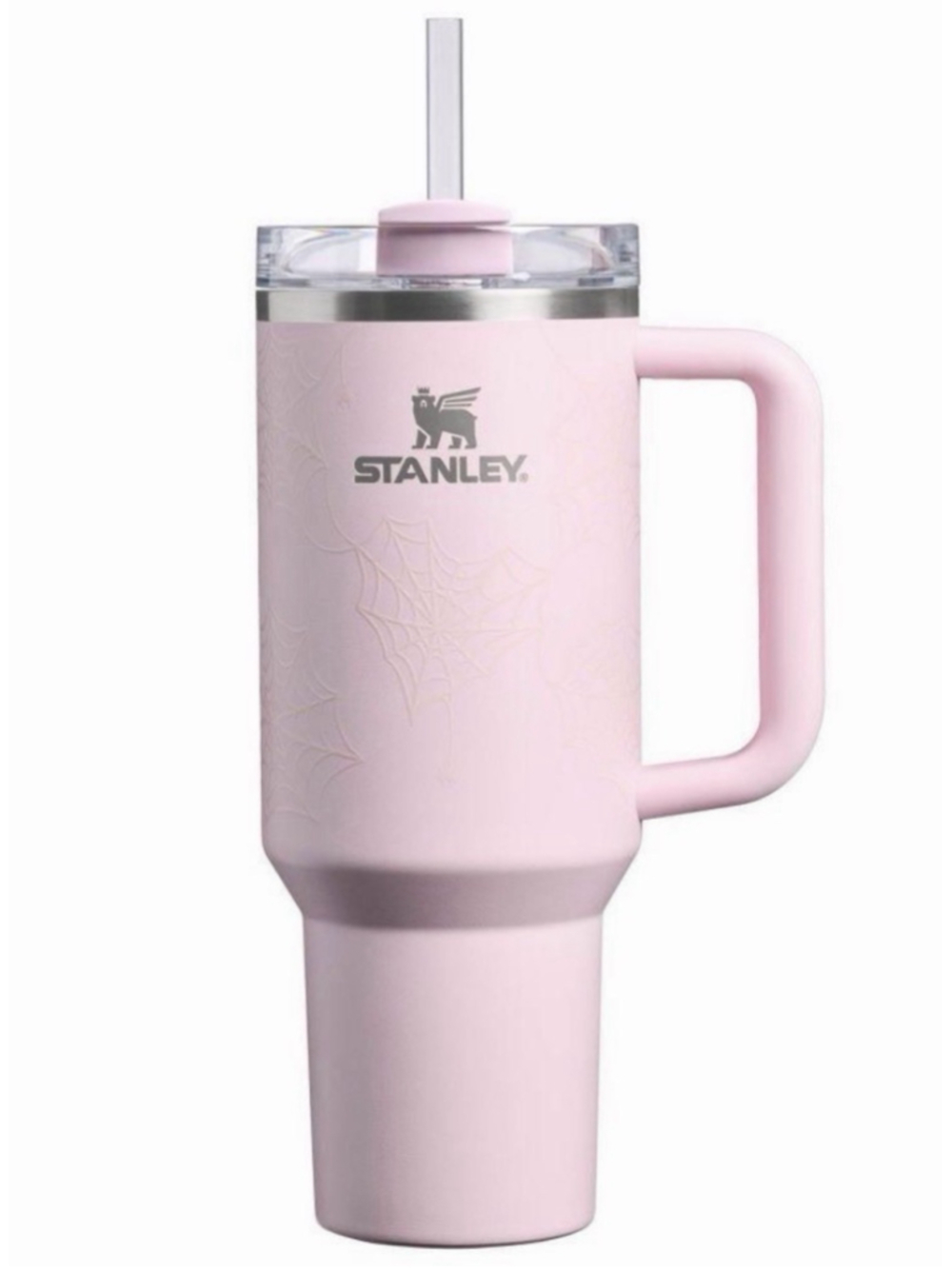 Stanley 40 oz Stainless Steel H2.0 FlowState Quencher Tumbler Pink Sugar Spider